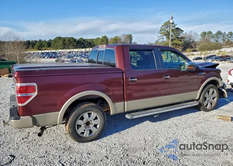 2010 Ford F150 Supercrew из США, поврежденный, VIN 1FTFW1CV5AFD48896